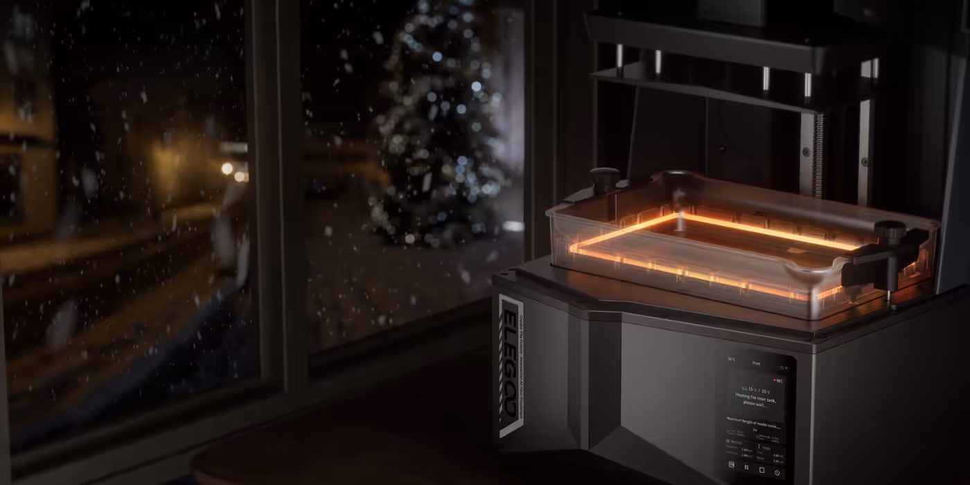 Saturn 4 Ultra 16K smart tank heating system for perfect resin temperature