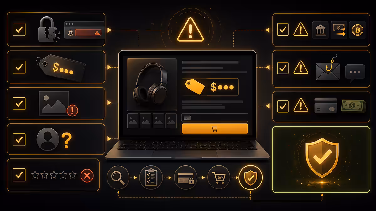 Online scam signals