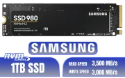 Samsung 980 1TB NVMe SSD — 3,500MB/s Read, PCIe 3.0 - image 1