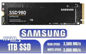 Samsung 980 1TB NVMe SSD — 3,500MB/s Read, PCIe 3.0 | Evetech