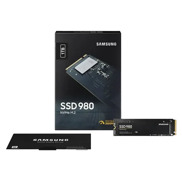 内蔵型SSD SAMSUNG SSD 980 1TB NVMe M.2 1TB Samsung 980 M.2 NvMe Internal Solid State Drive (SSD)
