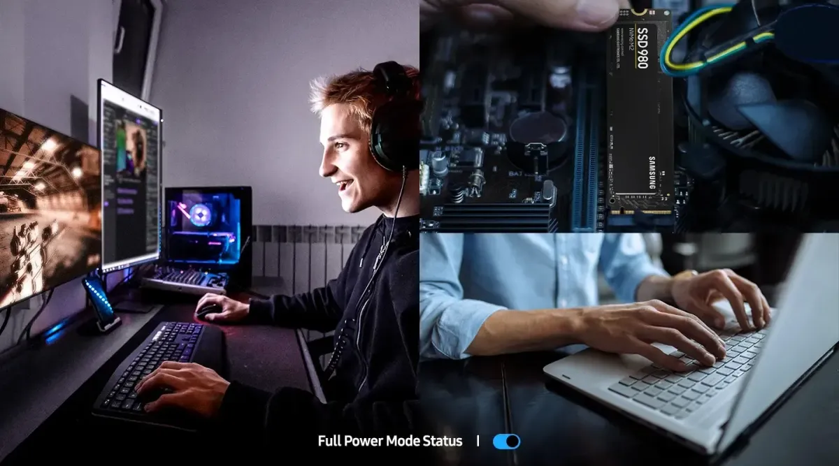 Samsung 980 1TB NVMe SSD with thermal control