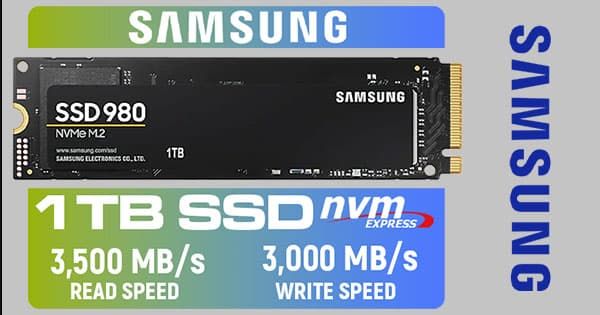 Samsung 980 1TB NVMe SSD - Fast Storage Solution for Your PC