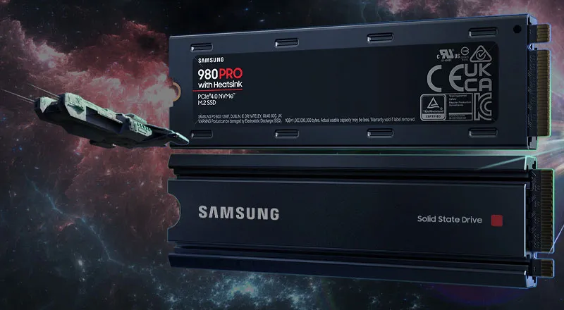 Samsung 980 Pro 1TB Heatsink NVMe SSD - High-Performance Storage