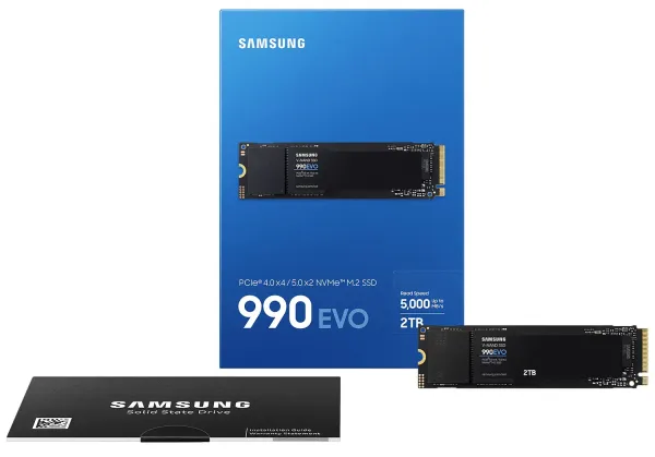Samsung 990 EVO 2TB NVMe SSD - High-Speed Storage Solution | Evetech