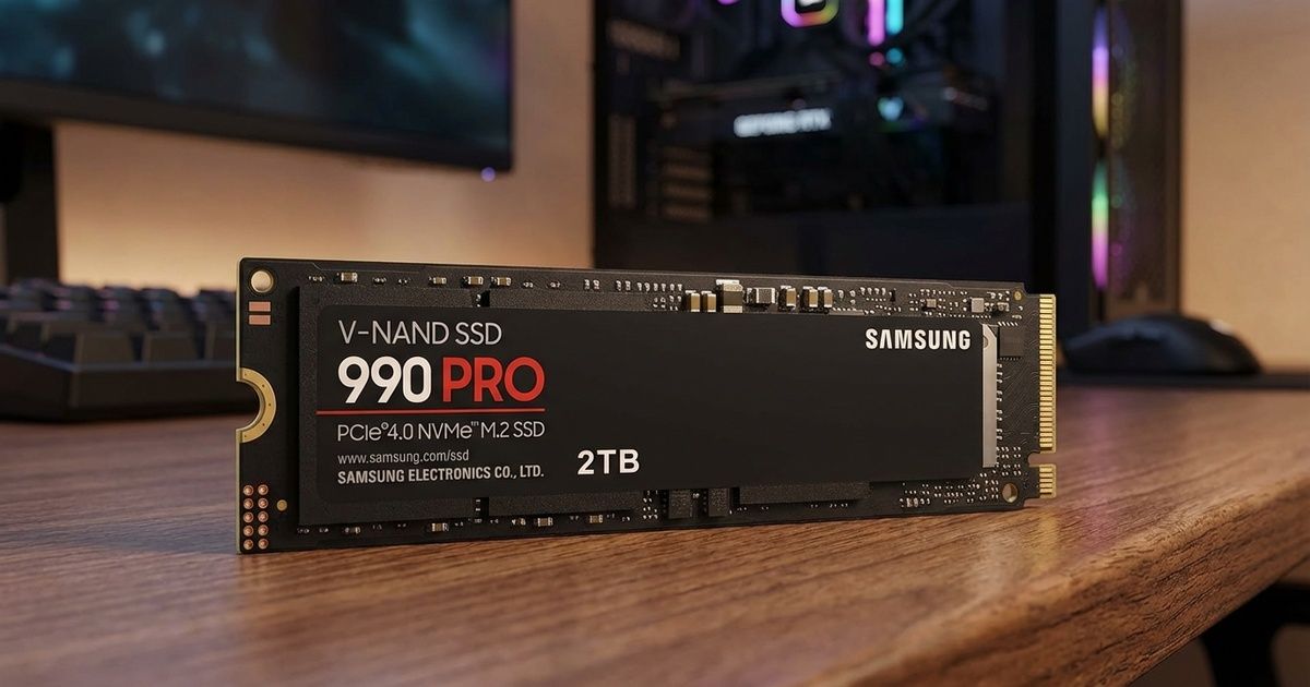 SAMSUNG 990 PRO 2TB PCIe 4.0 M.2 SSD - Fast NVMe Storage