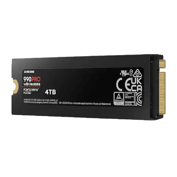 Samsung 990 Pro 4TB Heatsink NVME SSD | High-Speed Storage