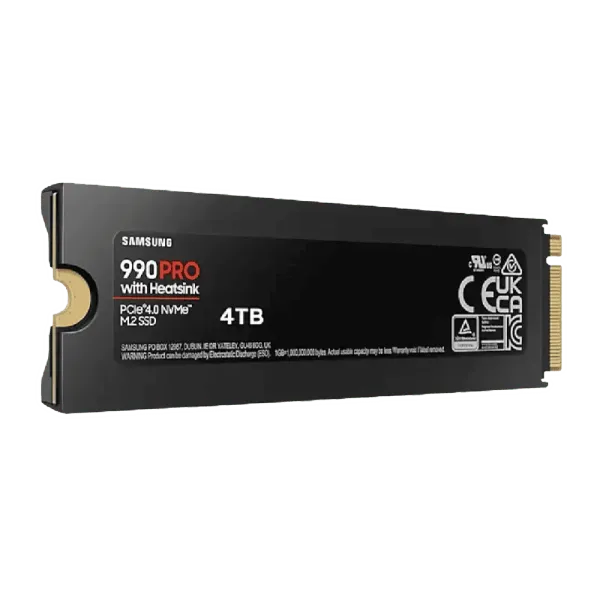 Samsung 990 Pro 4TB Heatsink NVME SSD | High-Speed Storage