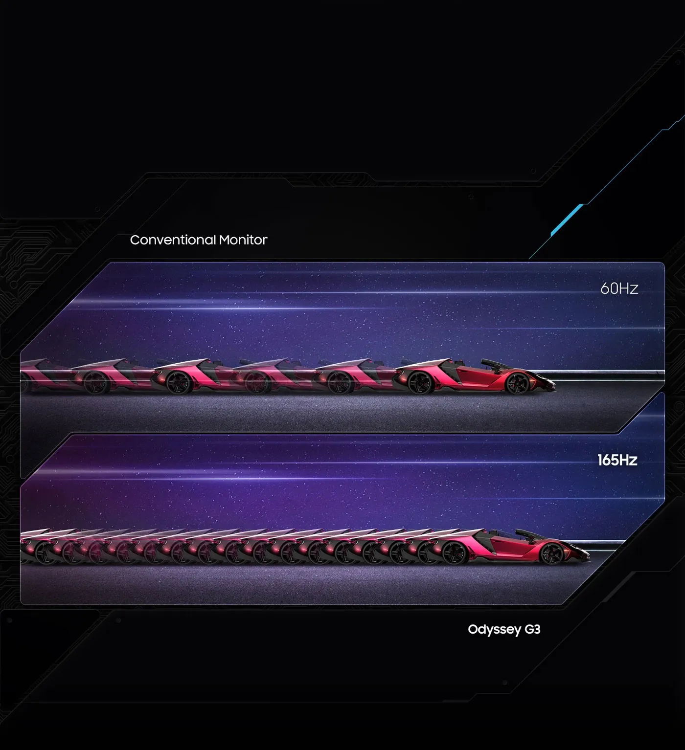 Samsung Odyssey G3 Series Gaming Monitor - Desktop View