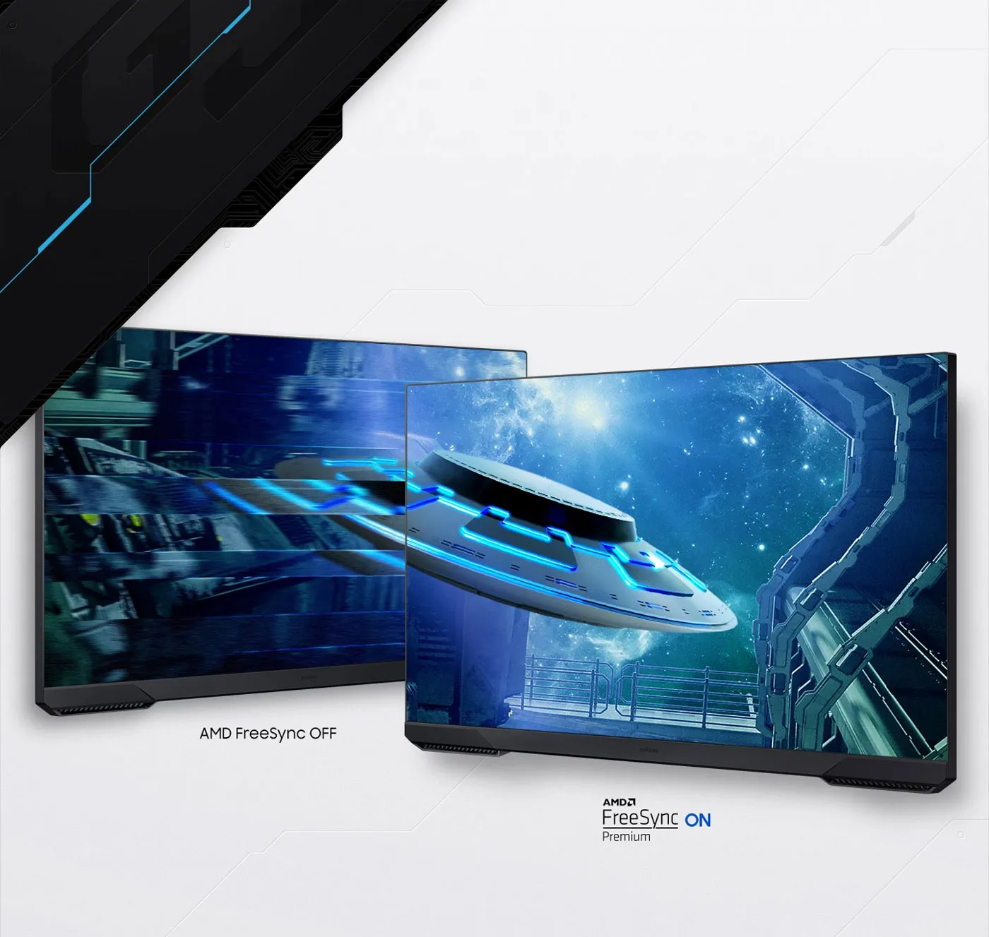 Samsung Odyssey G3 Series Gaming Monitor - Desktop View