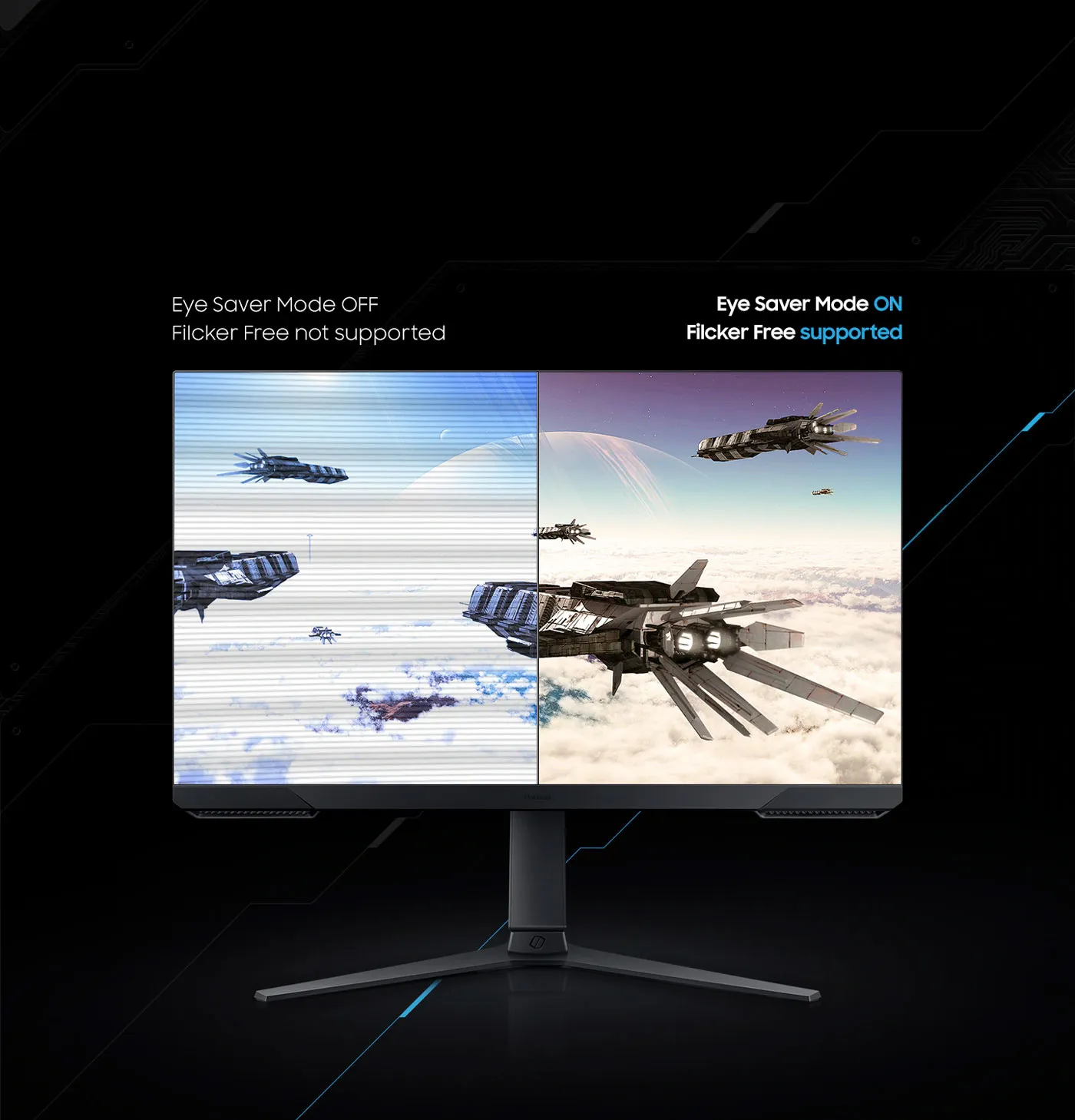 Samsung Odyssey G3 Series Gaming Monitor - Desktop View