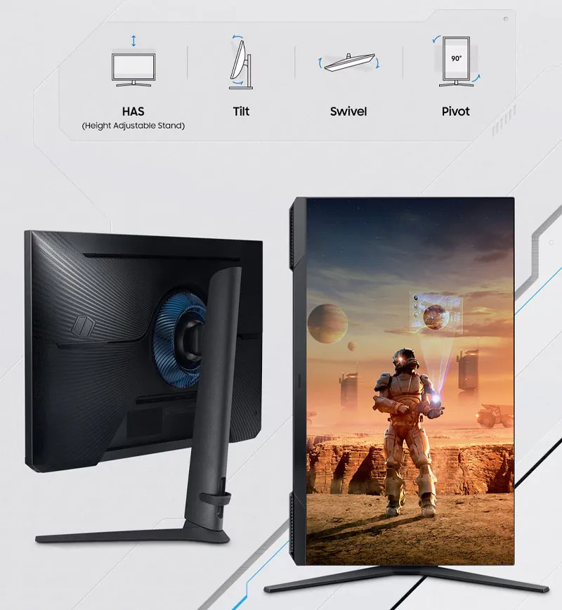 Samsung Odyssey G3 Series Gaming Monitor - Mobile View