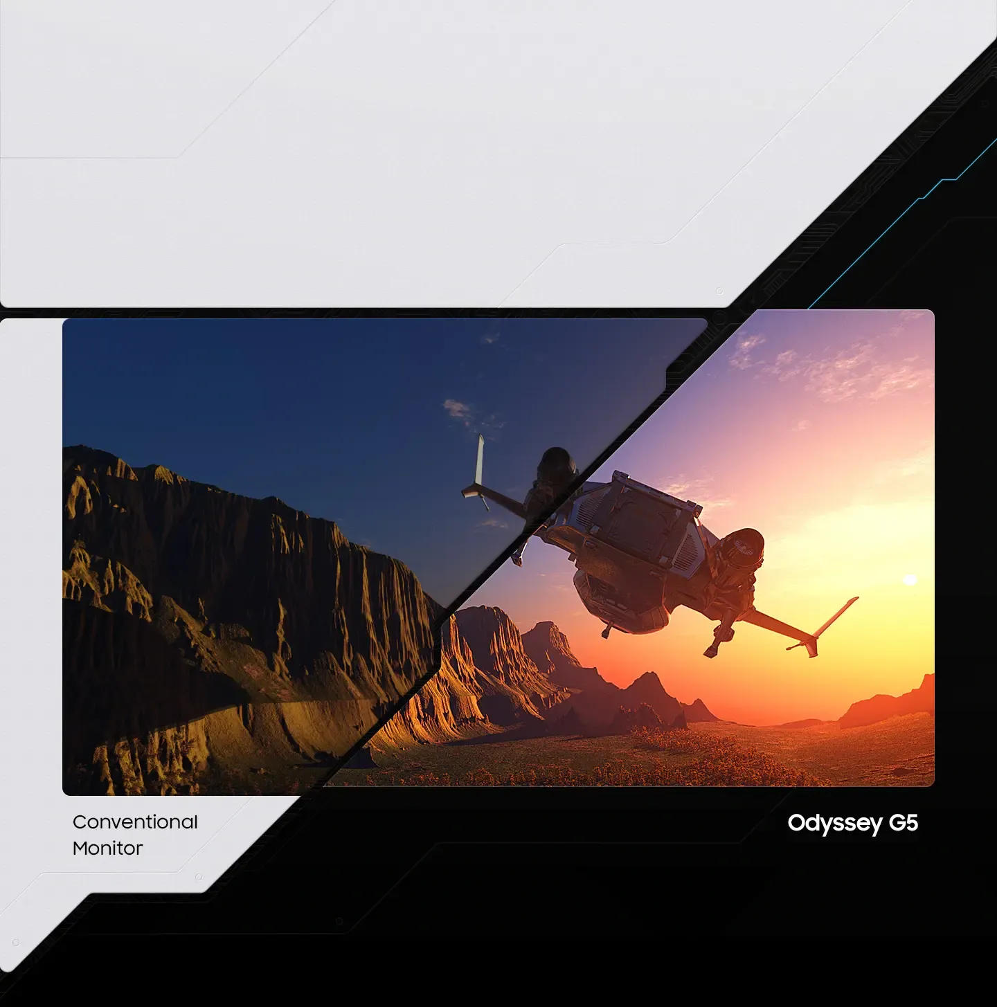 HDR Gaming monitor showcasing vivid color and detailed contrast for immersive gaming