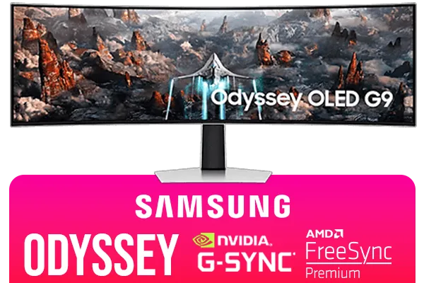 Samsung Odyssey G93SC 49" 240Hz Gaming Monitor