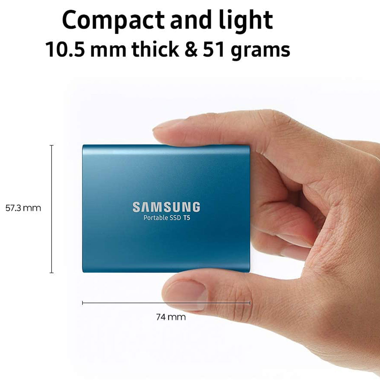 Samsung T5 1TB Portable SSD - Black - Best Deal - South Africa