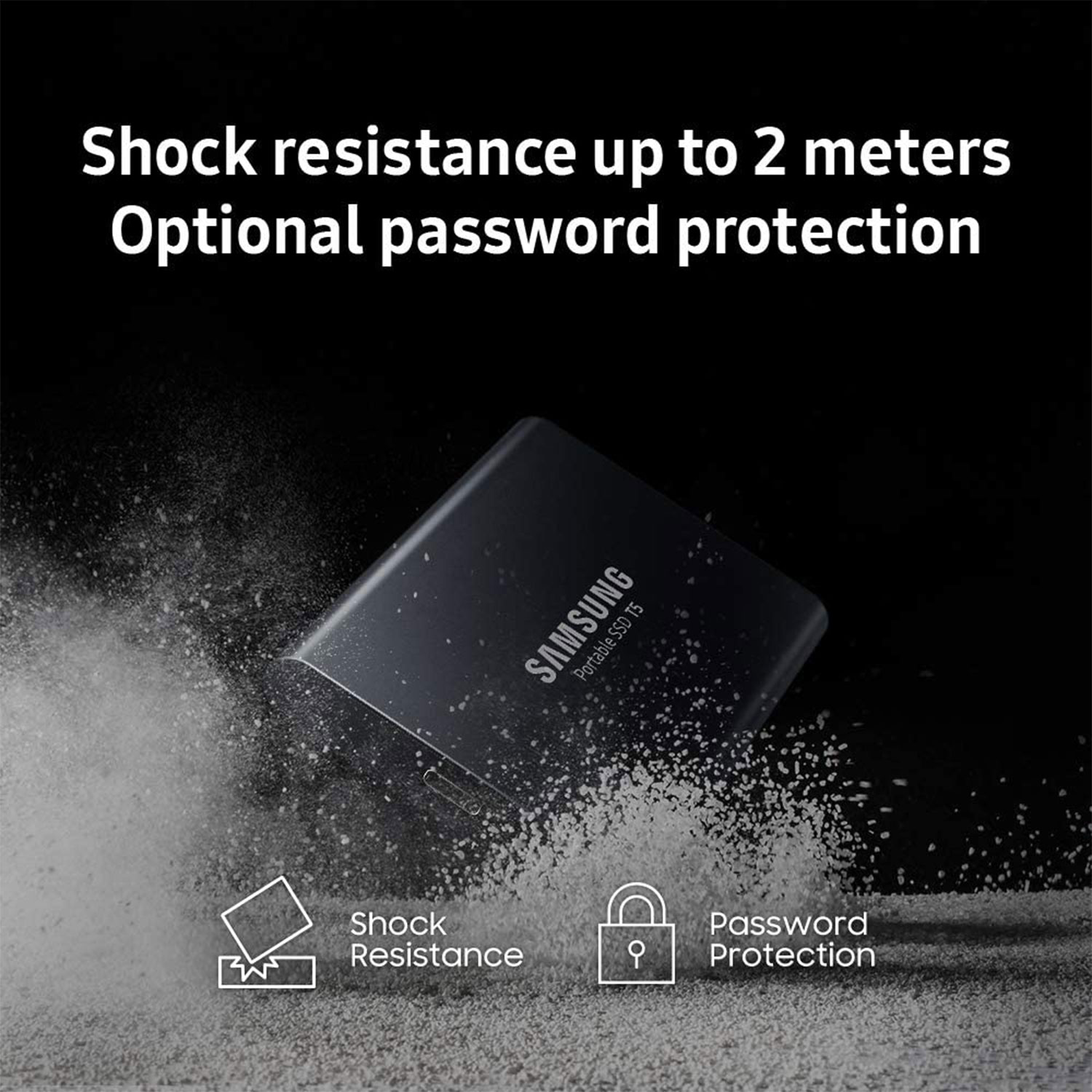 Samsung T5 1TB Portable SSD - Black - Best Deal - South Africa