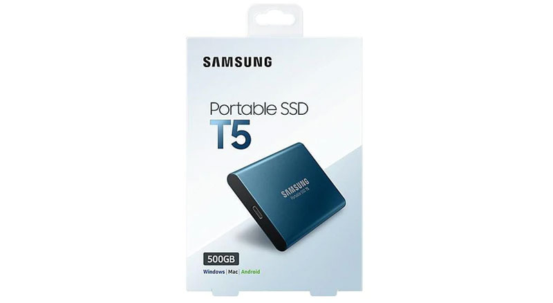 Samsung T5 500GB Portable SSD - Blue - Best Deal - South Africa