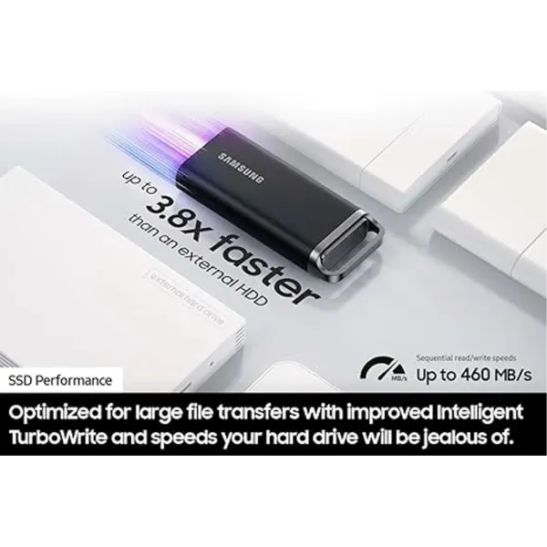 Samsung T5 EVO 2TB Portable SSD - Fast, Reliable, and Compact