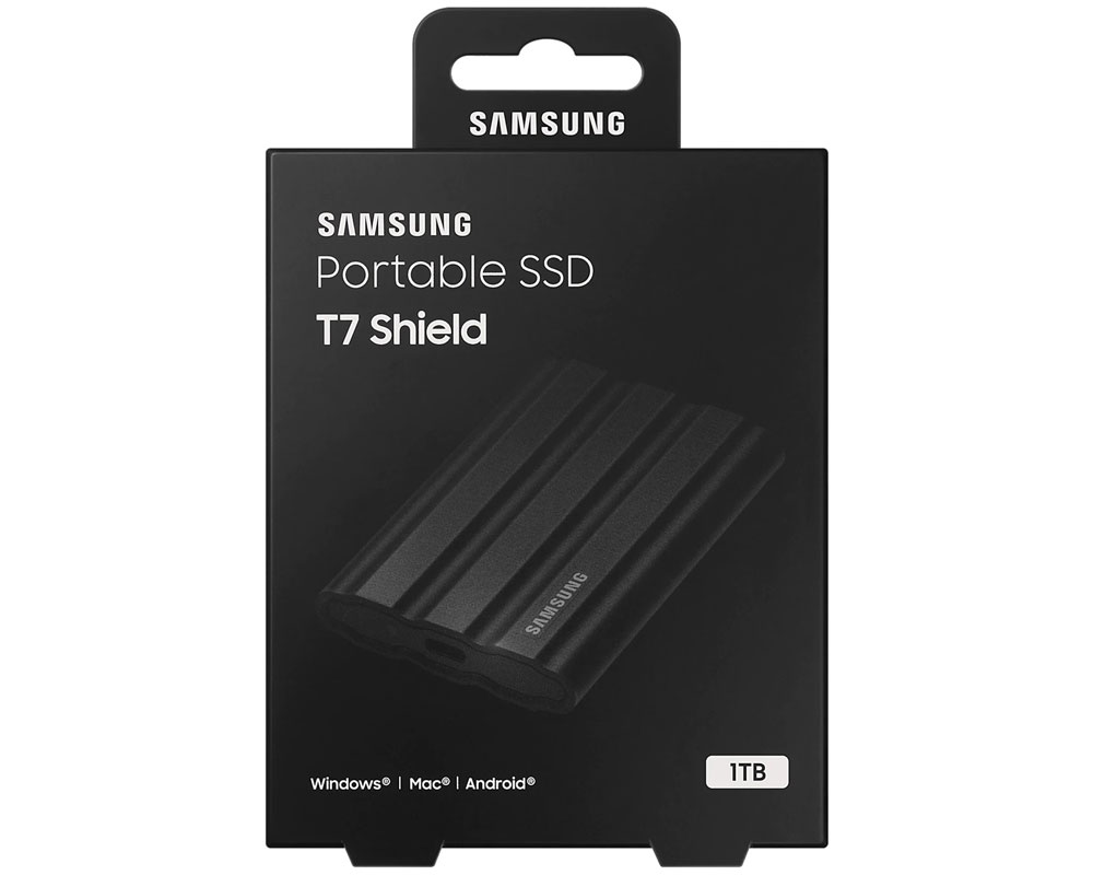 Samsung T7 Shield 1TB Portable SSD - Black - Best Deal - South