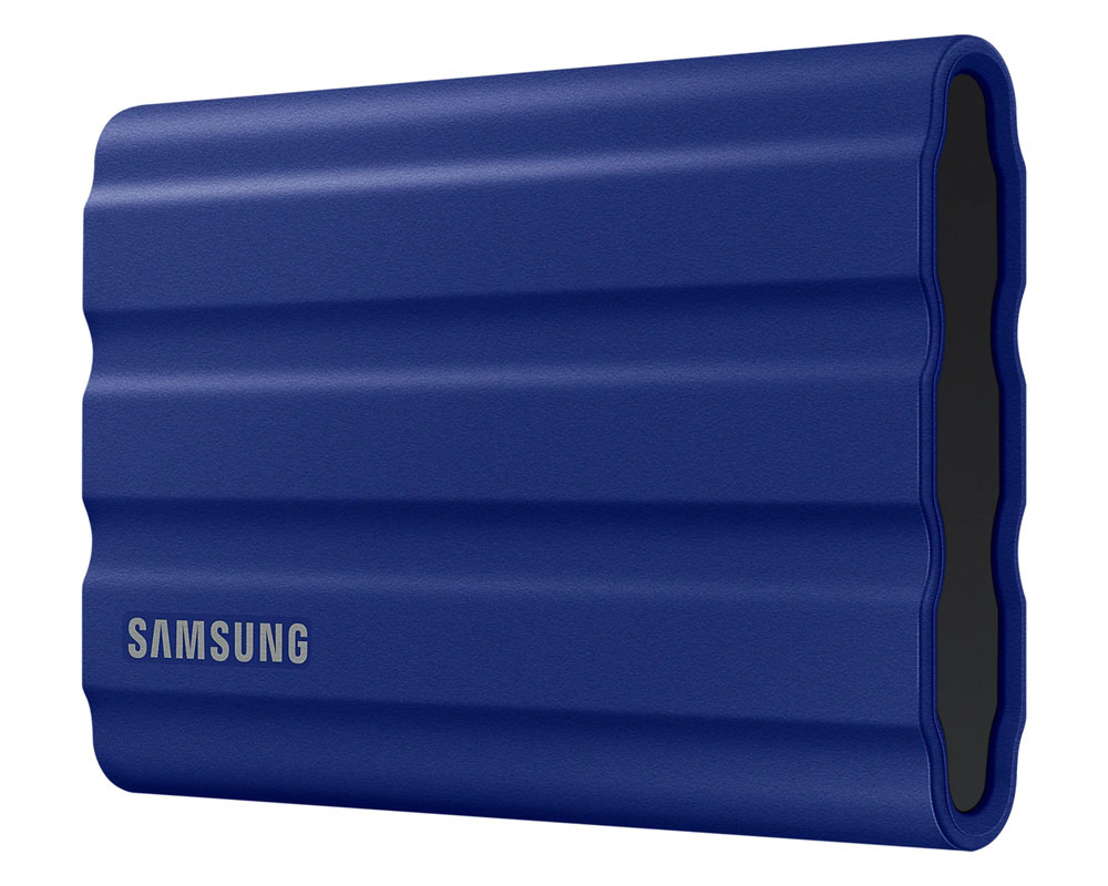 Samsung T7 Shield 1TB Portable SSD Blue - Fast & Secure Storage