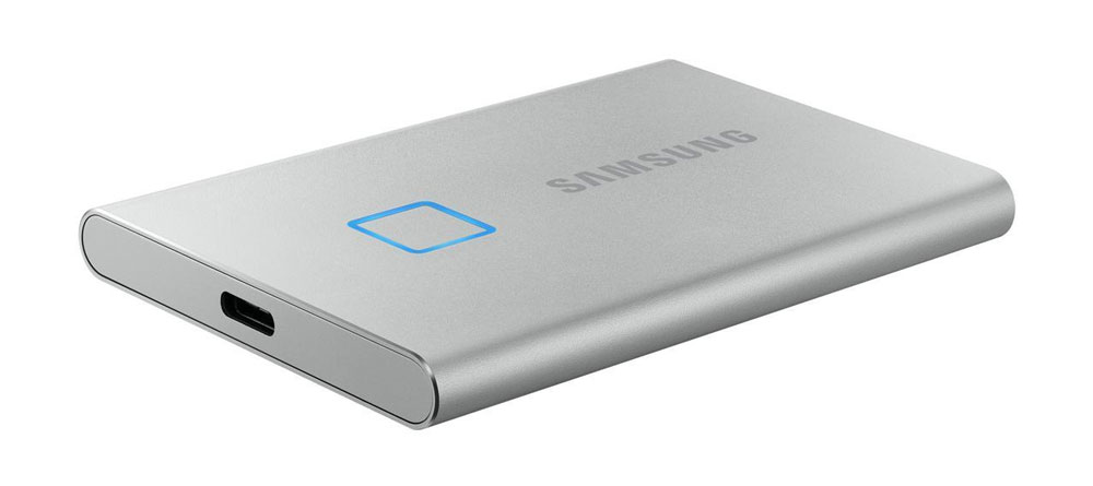 Samsung T7 Touch 1TB Portable SSD - Silver - Best Deal - South
