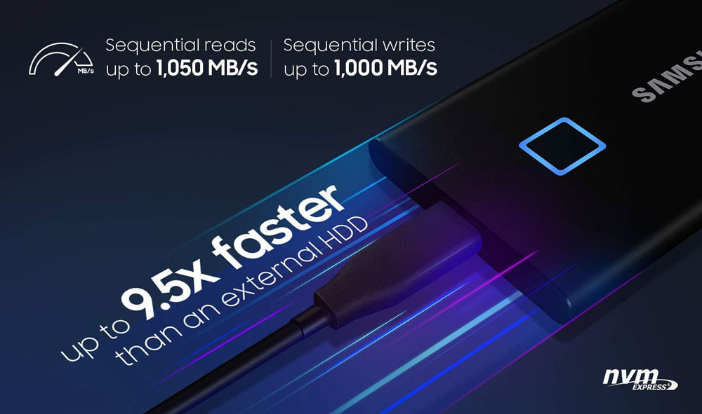 samsung t7 touch portable 1tb ssd