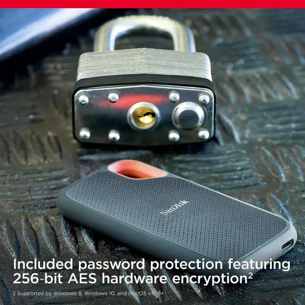 SanDisk 1TB Extreme Portable SSD — 1050MB/s Read, Rugged | Evetech