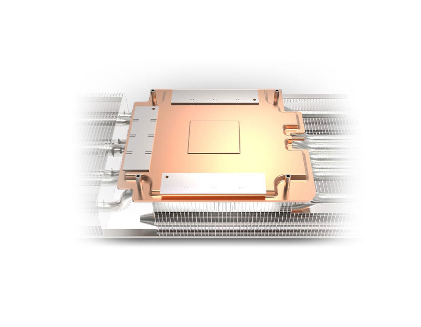 Vapor-X cooling module diagram and thermal transfer system