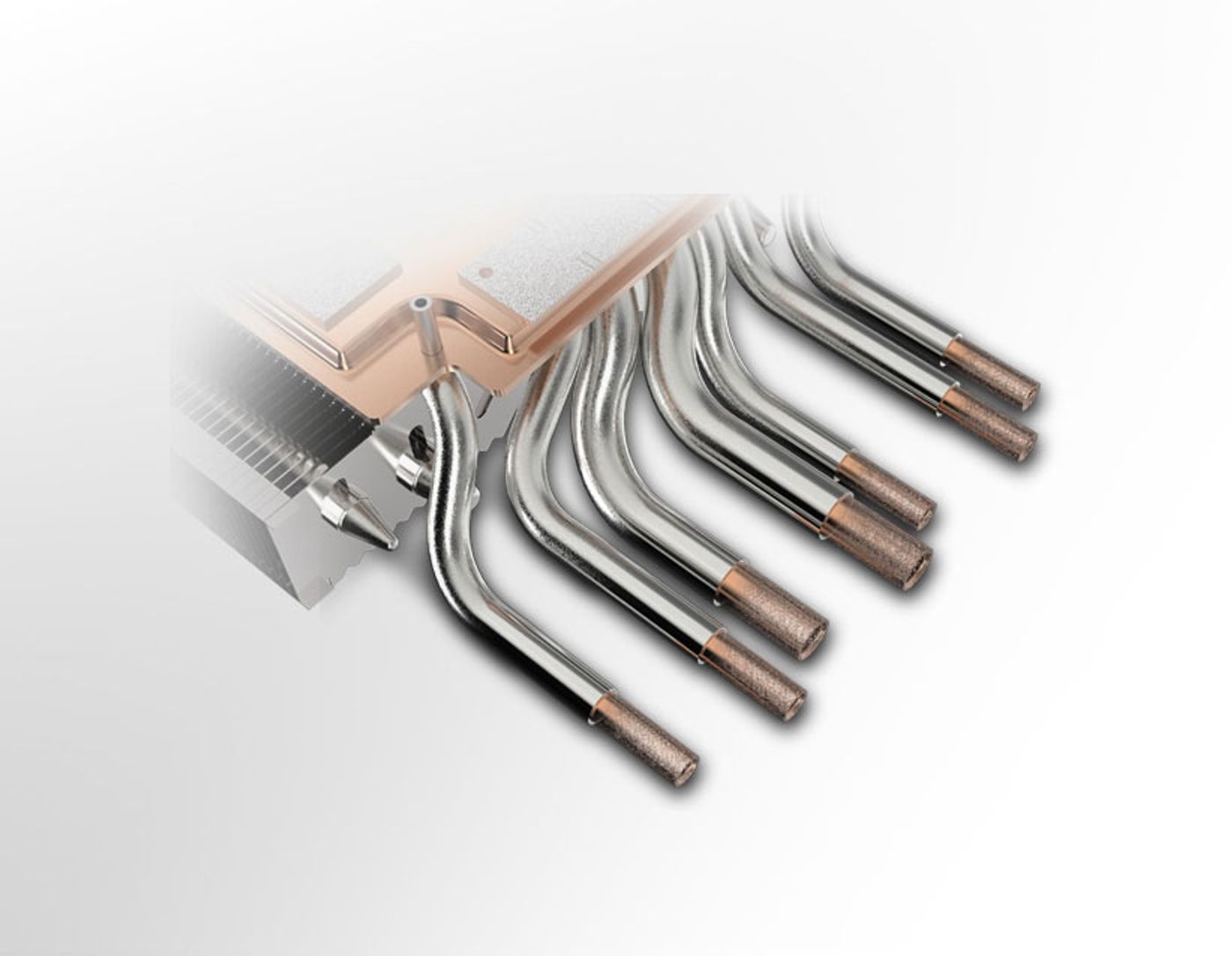 Optimized composite heatpipes for uniform thermal distribution