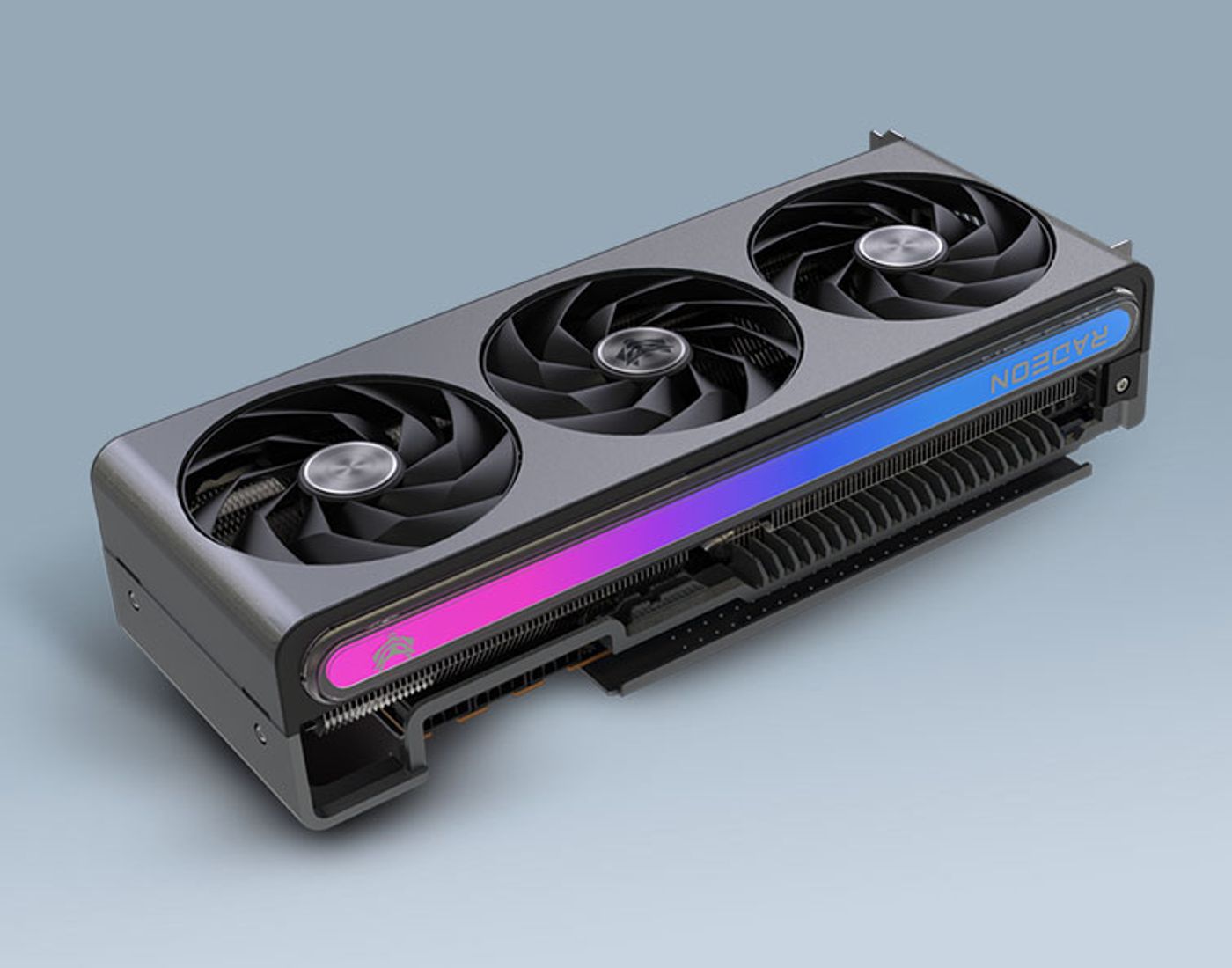 TRI-X cooling technology featuring three counter-rotating fans