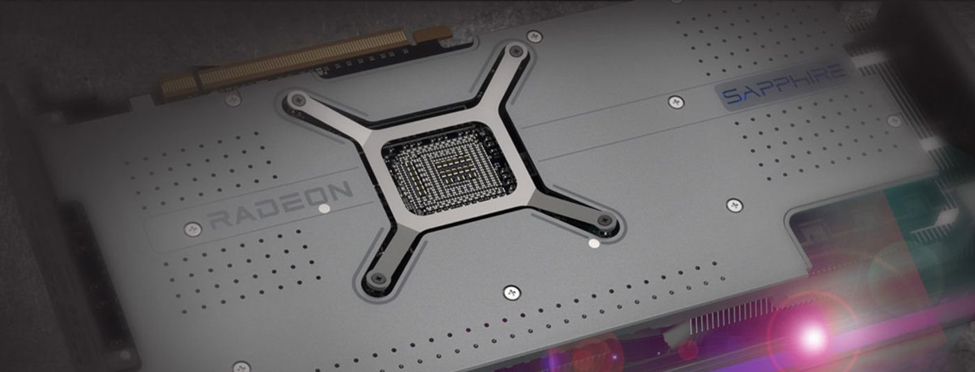 Graphics card backplate enhancing rigidity and cooling