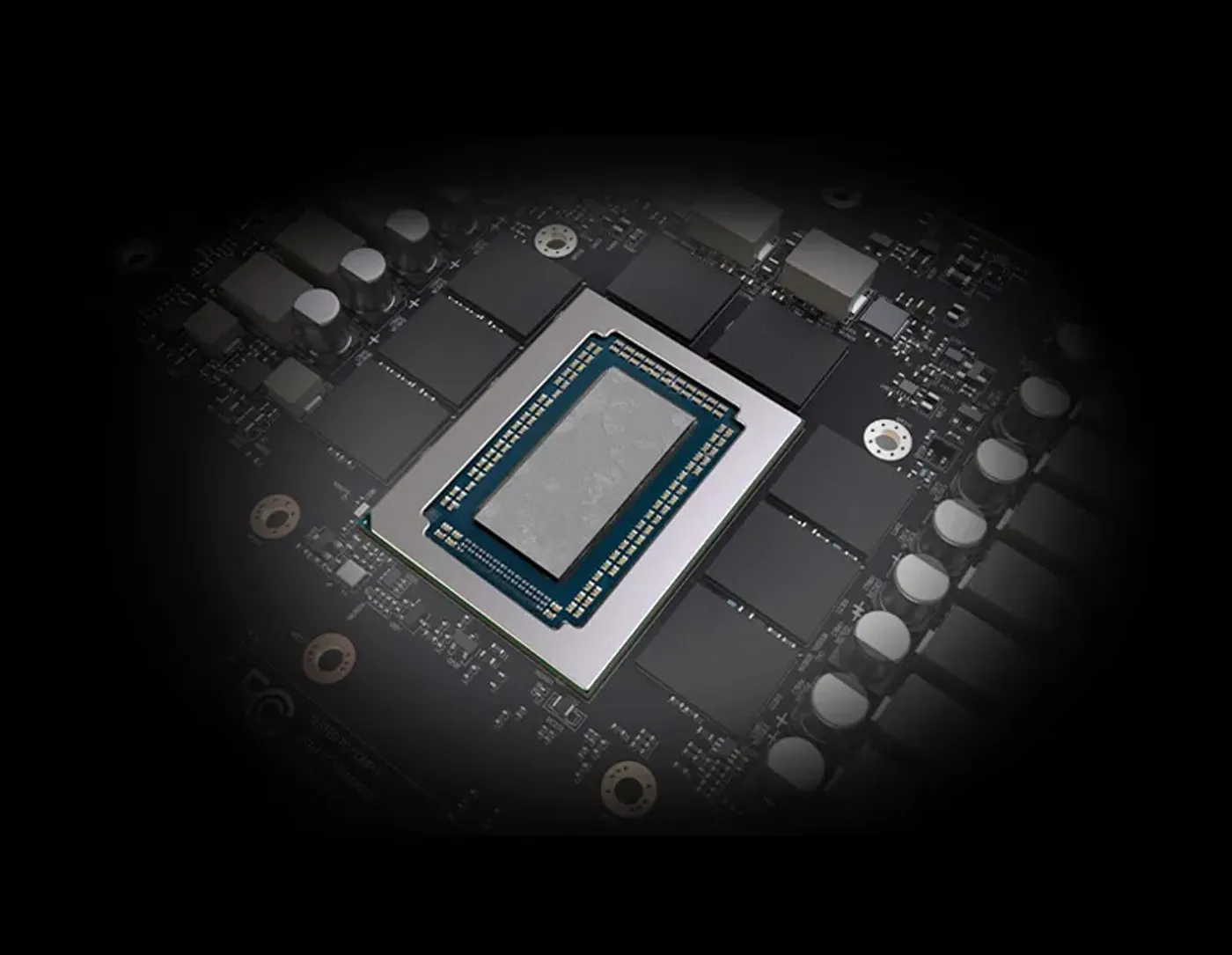 Honeywell PTM7950 thermal material applied to the Sapphire RX 9060 XT GPU
