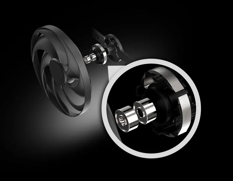 Enhanced Cooling with Dual Ball Bearing Fans on Sapphire GPU Dual Ball Bearing Cooling Fans for Sapphire RX 9060 XT