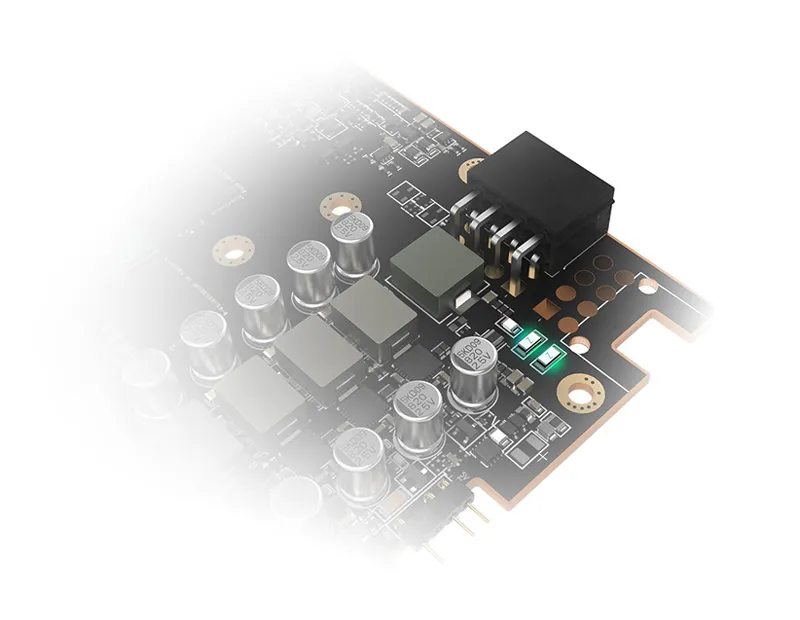 Built-In Fuse Protection for Safe GPU Operation Fuse Protection Circuit Sapphire RX 9060 XT