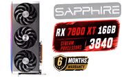 [OPEN BOX] Sapphire Nitro+ Radeon RX 7800 XT 16GB GPU - image 1