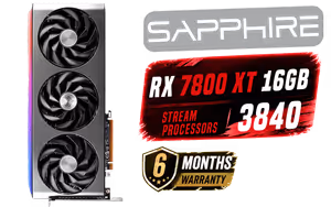 [OPEN BOX] Sapphire Nitro+ Radeon RX 7800 XT 16GB GPU - image 1
