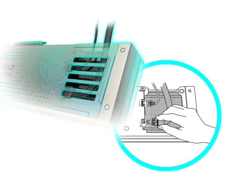 STEALTH hidden power cable connection for a clutter-free gaming PC build