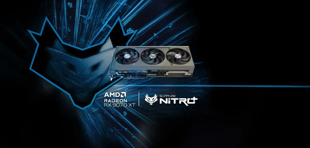 SAPPHIRE NITRO+ RX 9070 XT 16GB graphics card high-performance gaming GPU