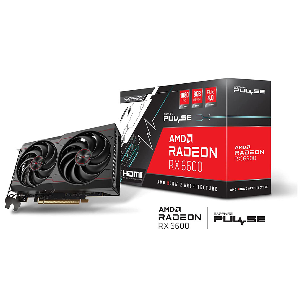 SAPPHIRE Pulse AMD Radeon RX 6600 8GB GDDR6 - Ultimate