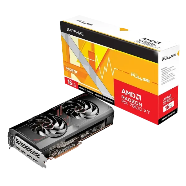 ほぼ新品Radeon RX 7800 XT 16GB GDDR6 Sapphire Pulse AMD Radeon RX 7800 XT 16GB GDDR6 Graphics Card