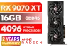 SAPPHIRE RX 9070 XT 16GB GDDR6 Gaming Graphics Card - image 1