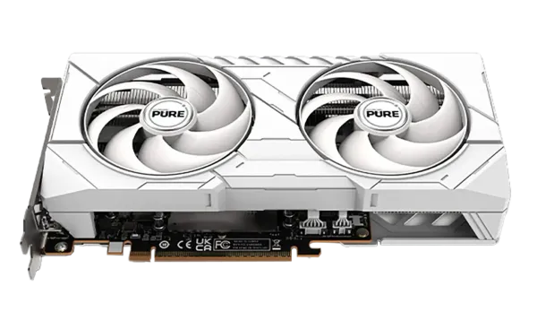 SAPPHIRE RX 9060 XT 16GB White Gaming Graphics Card | Evetech