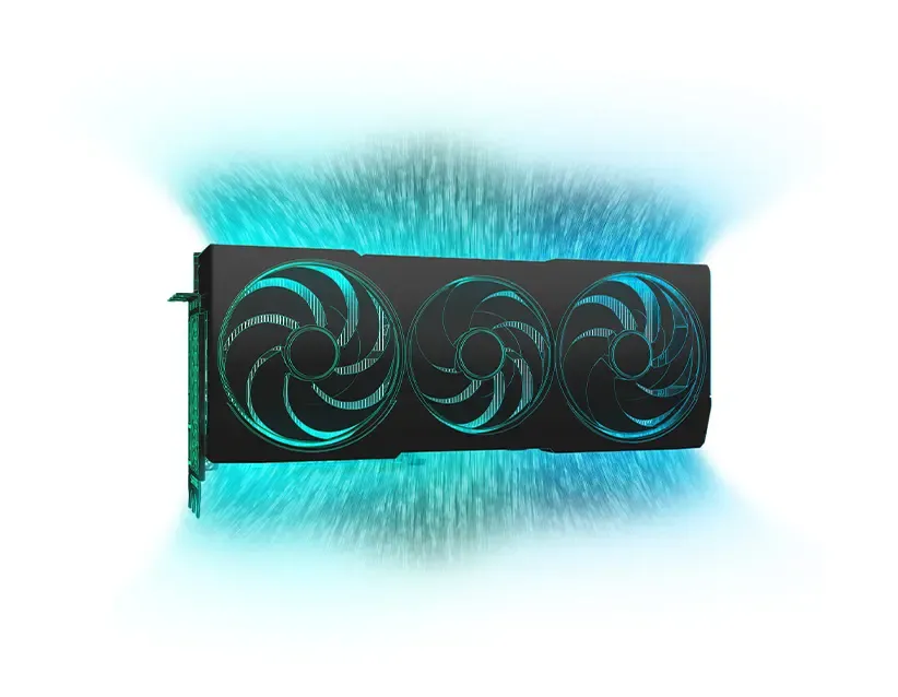 Cooling system with axial fans and heatsink for optimal thermal management of high-performance GPU