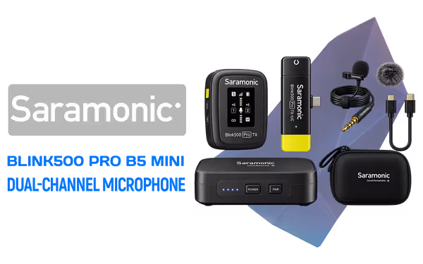 Saramonic Blink500 Pro B5 Dual-Channel Wireless Microphone - image 1 Saramonic Blink500 Pro B5 Dual-Channel Wireless Microphone - image 1