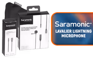 saramonic-lavmicro-u1a-lightning-lavalier-microphone-open-box - Image 1