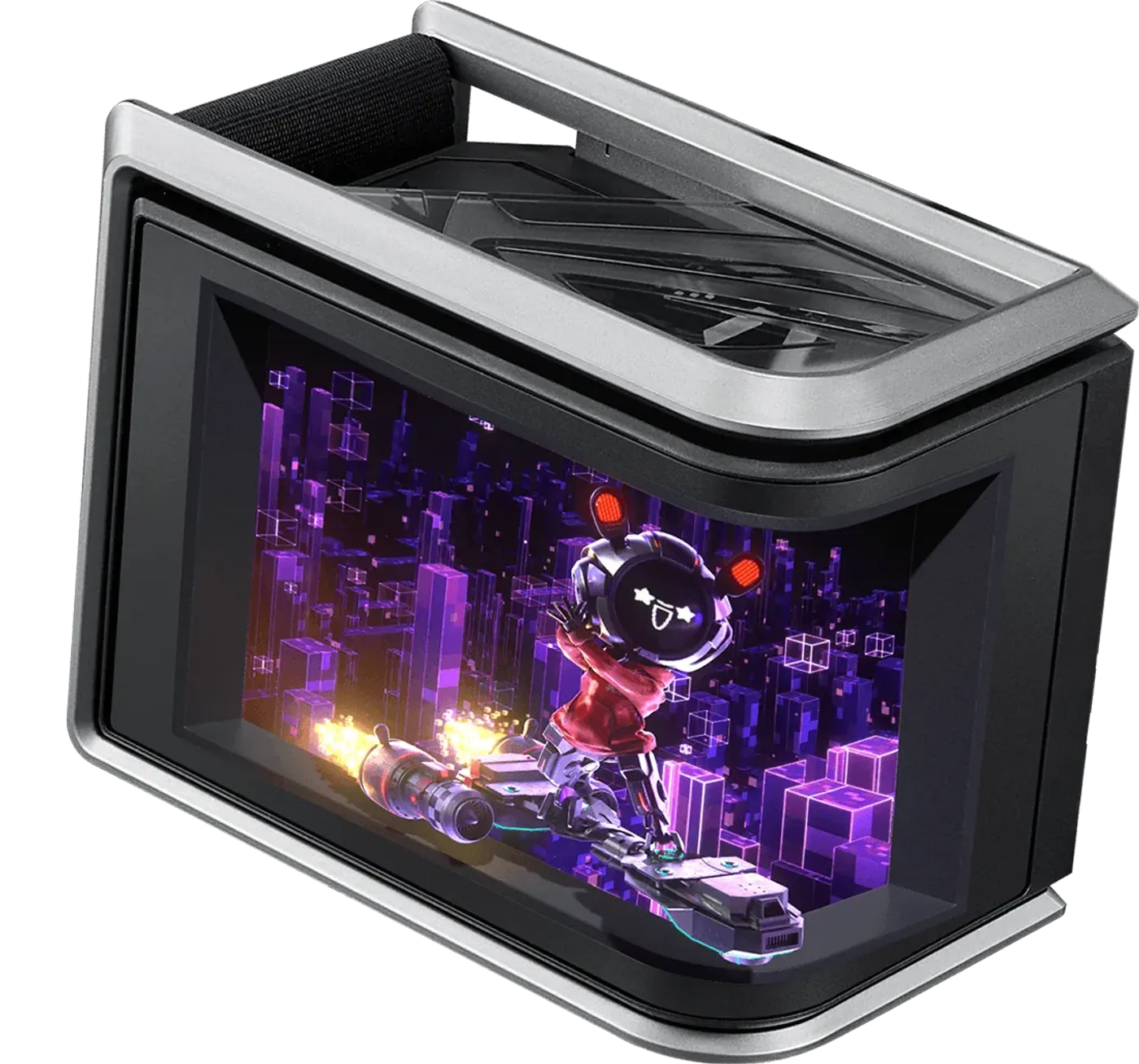 6.67-inch 2K AMOLED curved display on ROG cooler