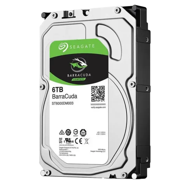 Seagate BarraCuda 6TB (ST6000DM003) 256MB Cache HDD | Evetech