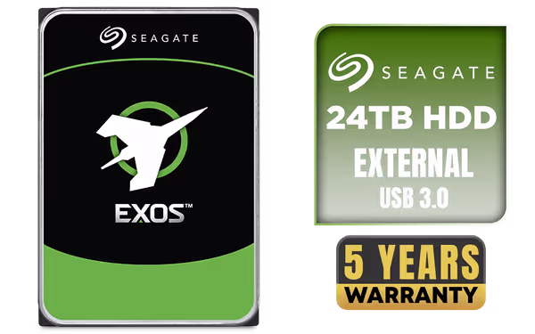 Seagate Exos 24TB 3.5-inch Enterprise HDD - image 1 Seagate Exos 24TB 3.5-inch Enterprise HDD - image 1
