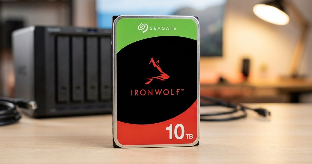 Seagate IronWolf 10TB ST10000VN000 NAS HDD — 7200 RPM, 256MB | Evetech