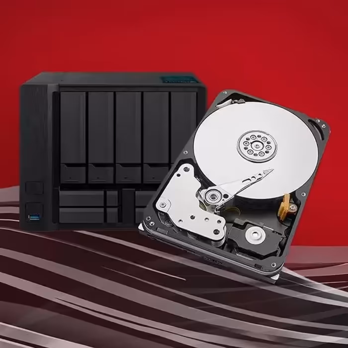 Seagate IronWolf NAS 2TB hard drive compatible with multi-bay NAS storage enclosures